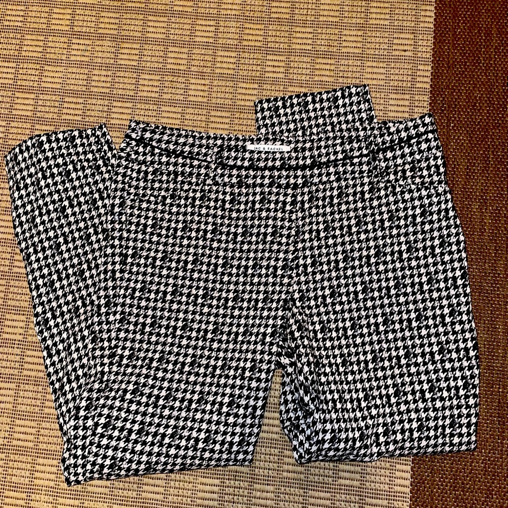 Houndstooth print pants